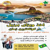 اخذ ویزای برزیل در کوتاه‌ترین زمان ممکن | آژانس گردشگری گلچین